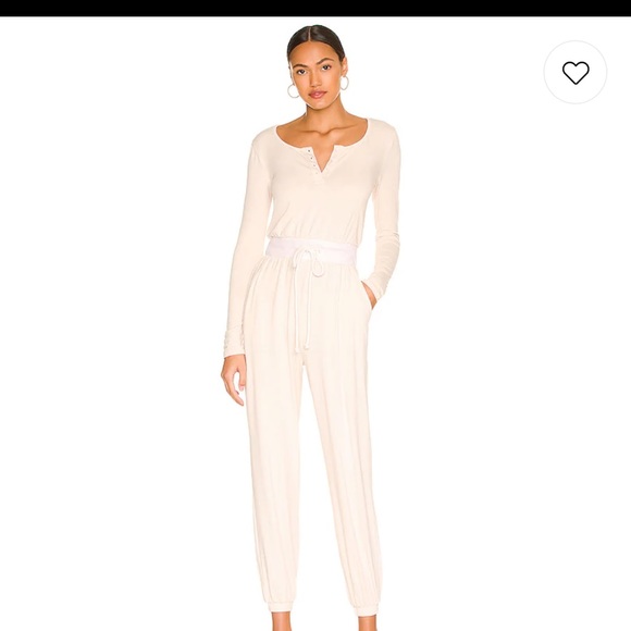 Nwt Lovers and friends Stacey Jumpsuit in Sand Dollar - Picture 2 of 11